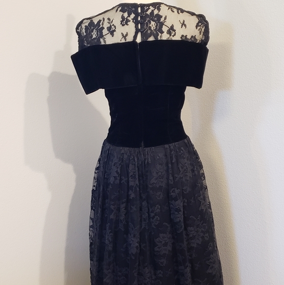 1980's Vintage Dress Scott Mcclintock - Picture 5 of 8